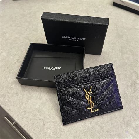 ysl card holder fake|ysl card holder used.